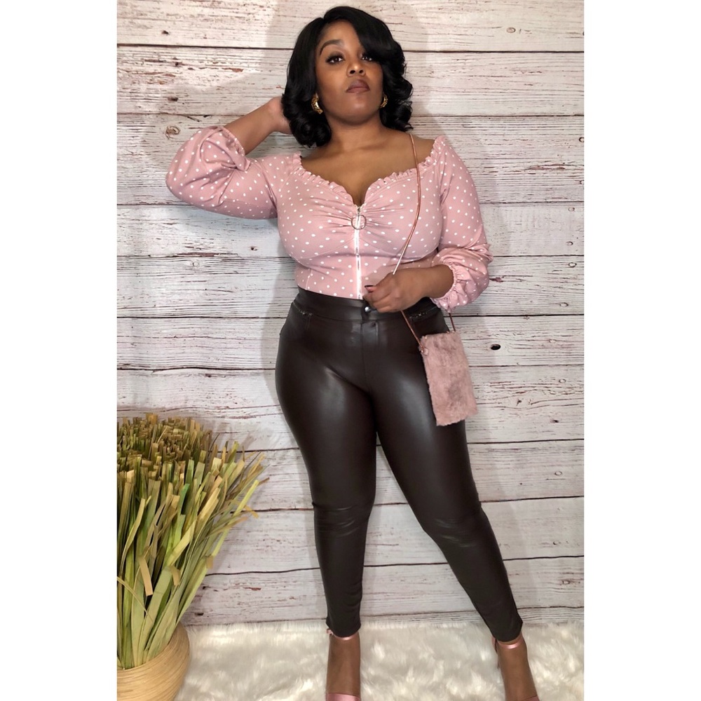 Hue Leather Tights